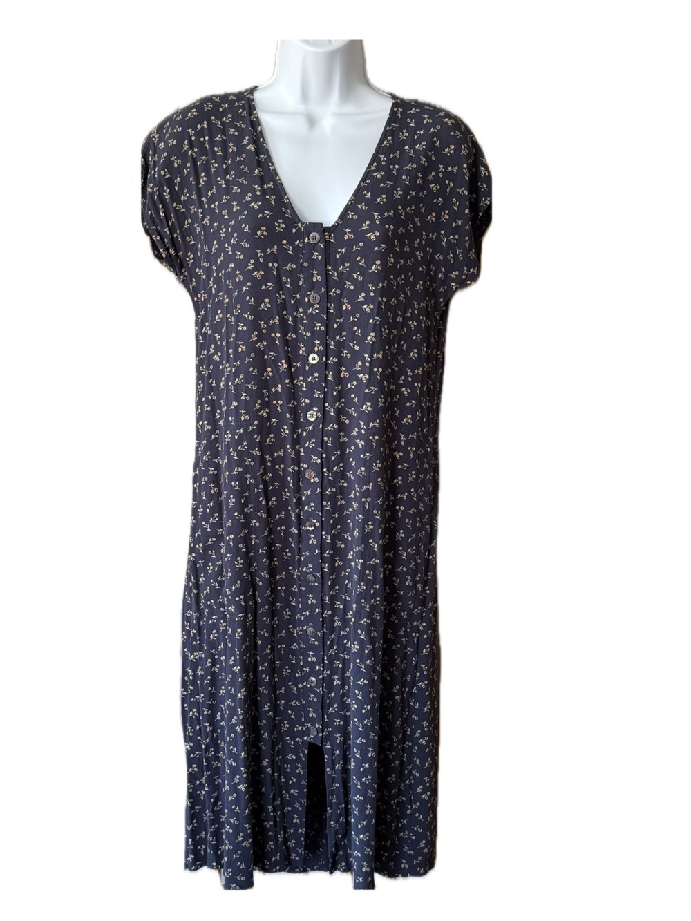 Madewell Easy Midi Dress in Spring Fling